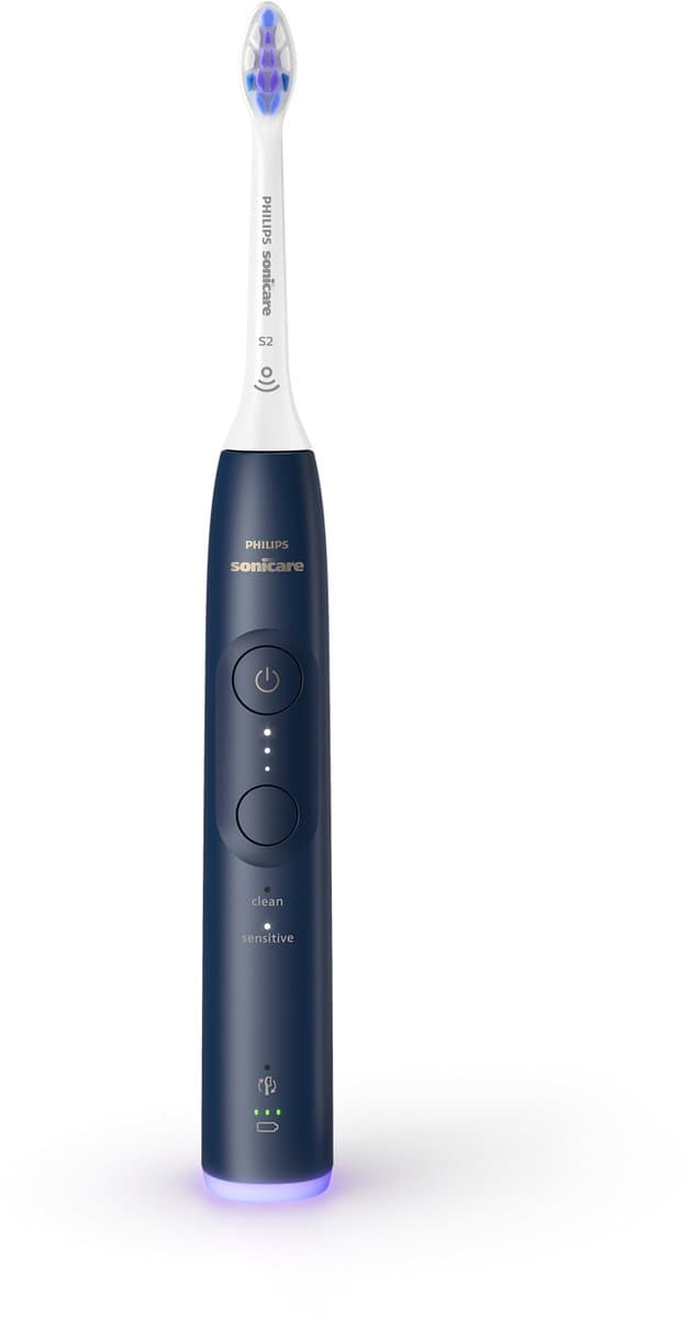 Philips Sonicare 6100 Series – Elektrische Tandenborstel – Blauw - Reisetui - Gevoelige tanden - HX7403/05 thumbnail 5