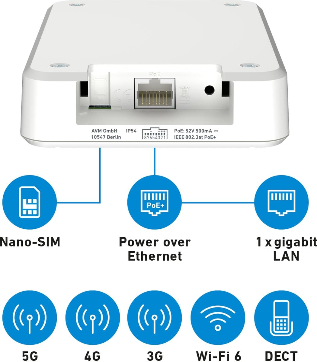 AVM FRITZ!Box 6860 5G: mobiel internet tot 1,3 Gbit/s, WiFi 6 thumbnail 7
