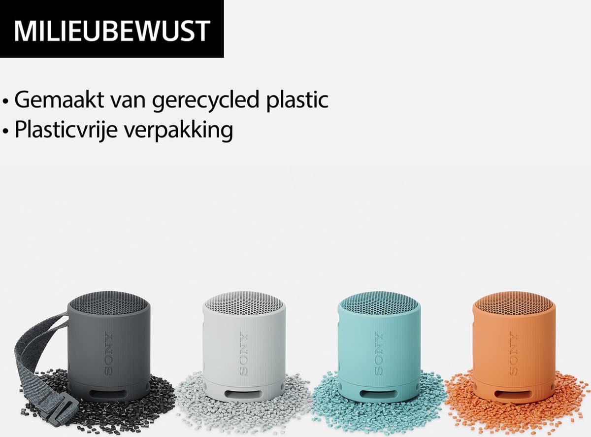 Sony SRS-XB100: compacte Bluetooth-speaker met 16 uur batterij thumbnail 7