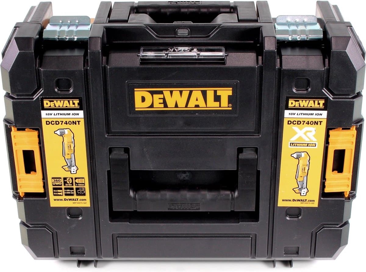 DeWalt DCD740NT-XJ haakse boormachine 18V, compact voor krappe ruimtes thumbnail 7