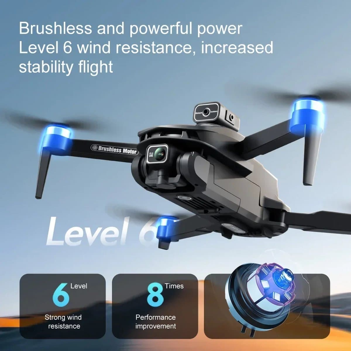 V168 Drone - Pro Max - 8K - 5G - Gps - Professionele - Hd Luchtfotografie - Dual-Camera - 2x 25 minuten vliegtijd - 1 KM bereik - 5GHz Wifi FPV -1 click return- GPS - 8K camera's - 2 batterijen - Zonder Vliegbewijs - Controller Met Groot Scherm thumbnail 8