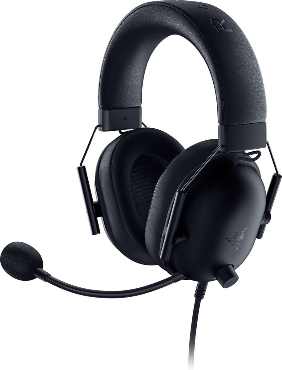 Razer BlackShark V2 X - Gaming Headset - PlayStation Licensed - Lichtgewicht - PS5 - 3.5 Jack -Zwart