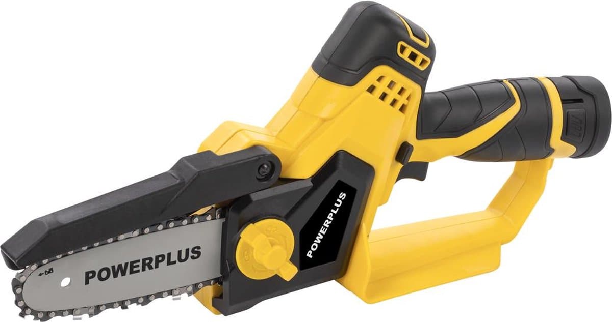 Powerplus Accu-mini-kettingzaag POWXG1040 - Snoeizaag op batterij van 12 V, met accu en lader, zaagblad van 159 mm met 14 T, tuingereedschap thumbnail 4
