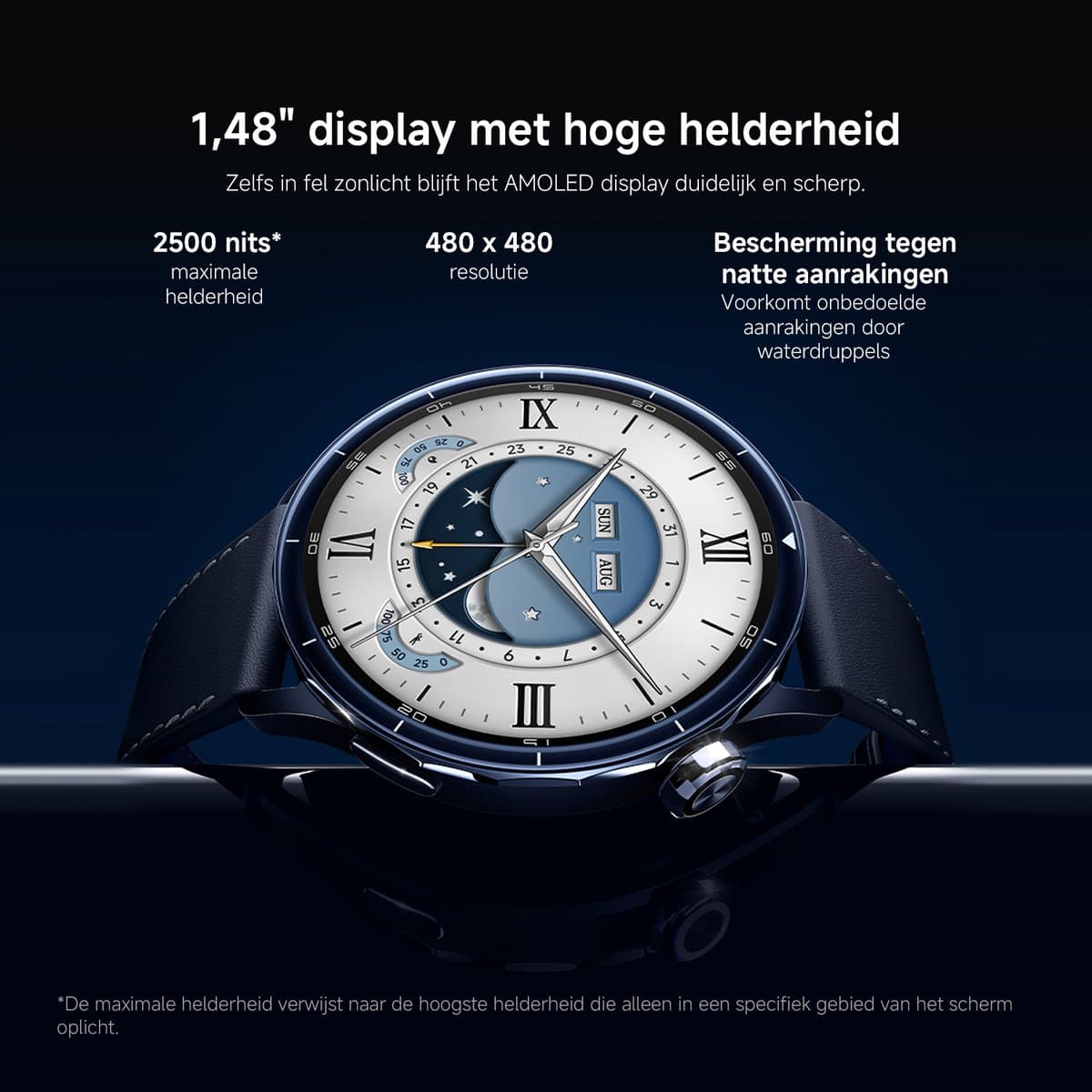 Xiaomi Watch S5 46mm Smartwatch – 1.48 Inch AMOLED – 150 Sportmodi – Dual-band GPS – Keramisch Blauw thumbnail 5
