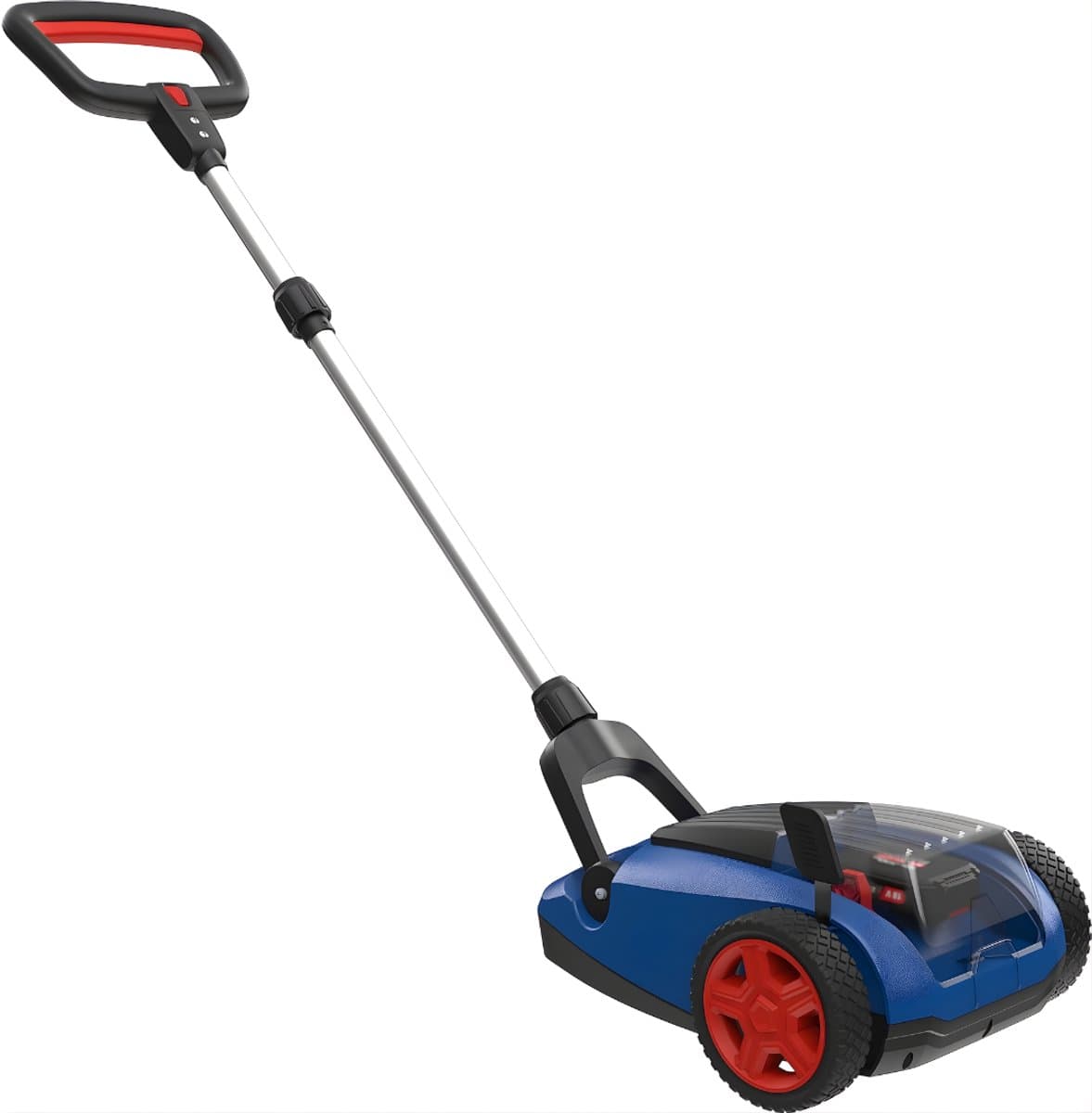 Florixa® Grasmaaier Accu - Grasmaaier Elektrisch - Grasmaaier Benzine - Grasmaaier Benzine Zelftrekkend - Blauw/Rood/Zwart - 44cm x 34cm x 116cm; 4 kg