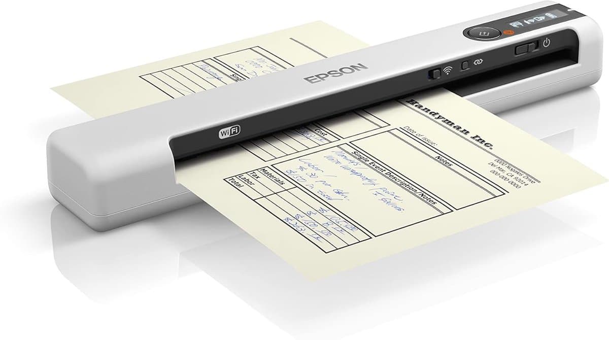 Mobiele Documentenscanner - Draagbare Scanner - Scannen Onderweg - Ingebouwde Batterij Wifi - Compact A4 - Wit thumbnail 6