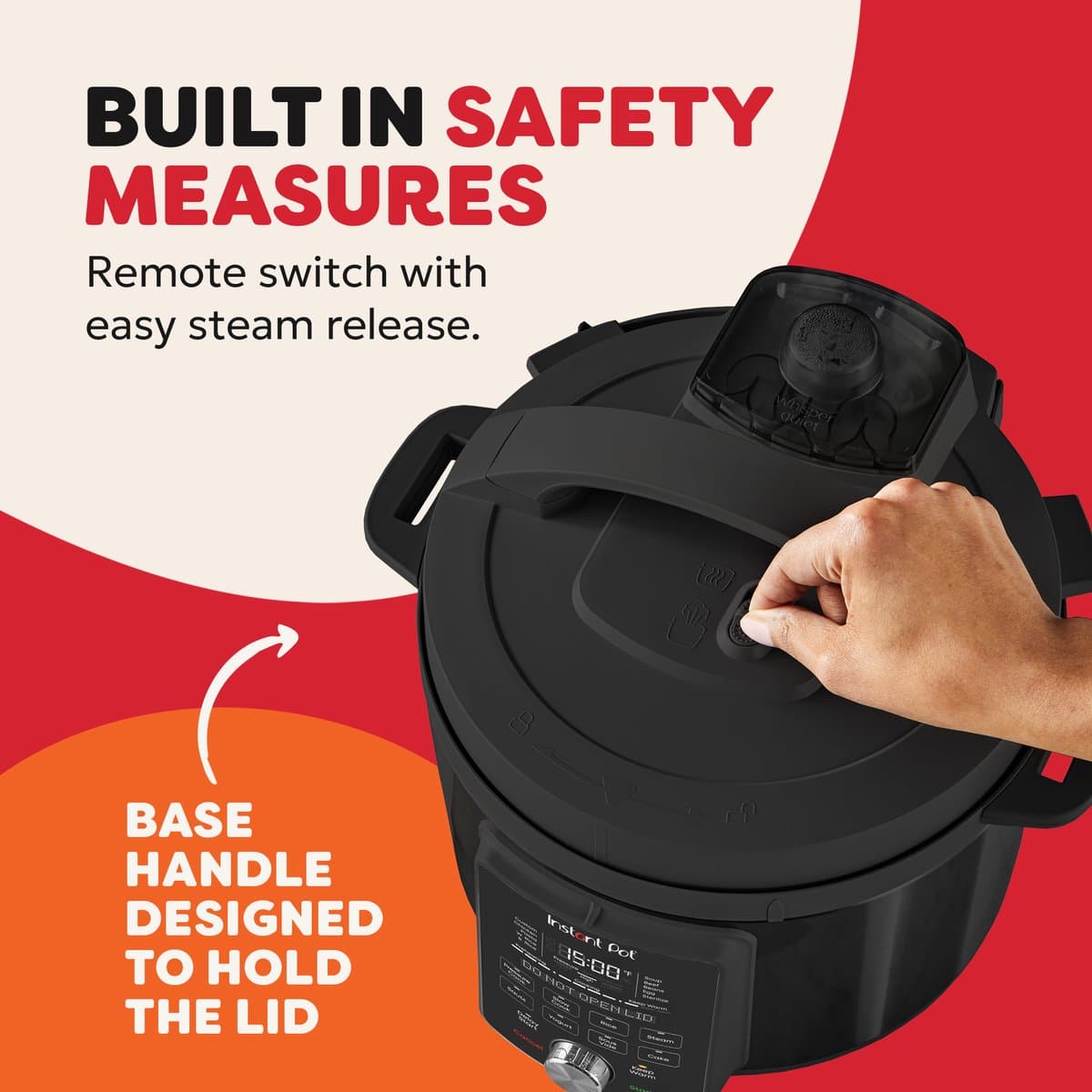 Instant Pot Duo Plus Whisper Quiet 5,7L Multicooker - 9-in-1 Snelkookpan - Slowcooker - Sous-vide - Rijstkoker - Stomer - Stilste Stoomafgifte - Tot 6 Porties thumbnail 3