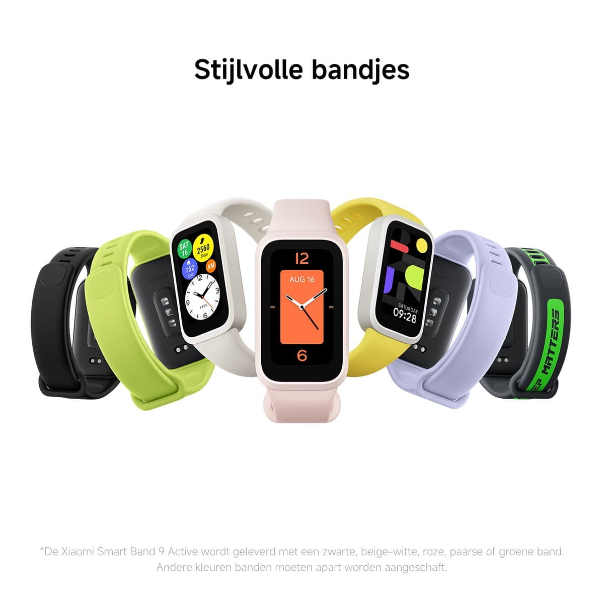 Xiaomi Smart Band 9 Active - Activity tracker - Zwart thumbnail 7