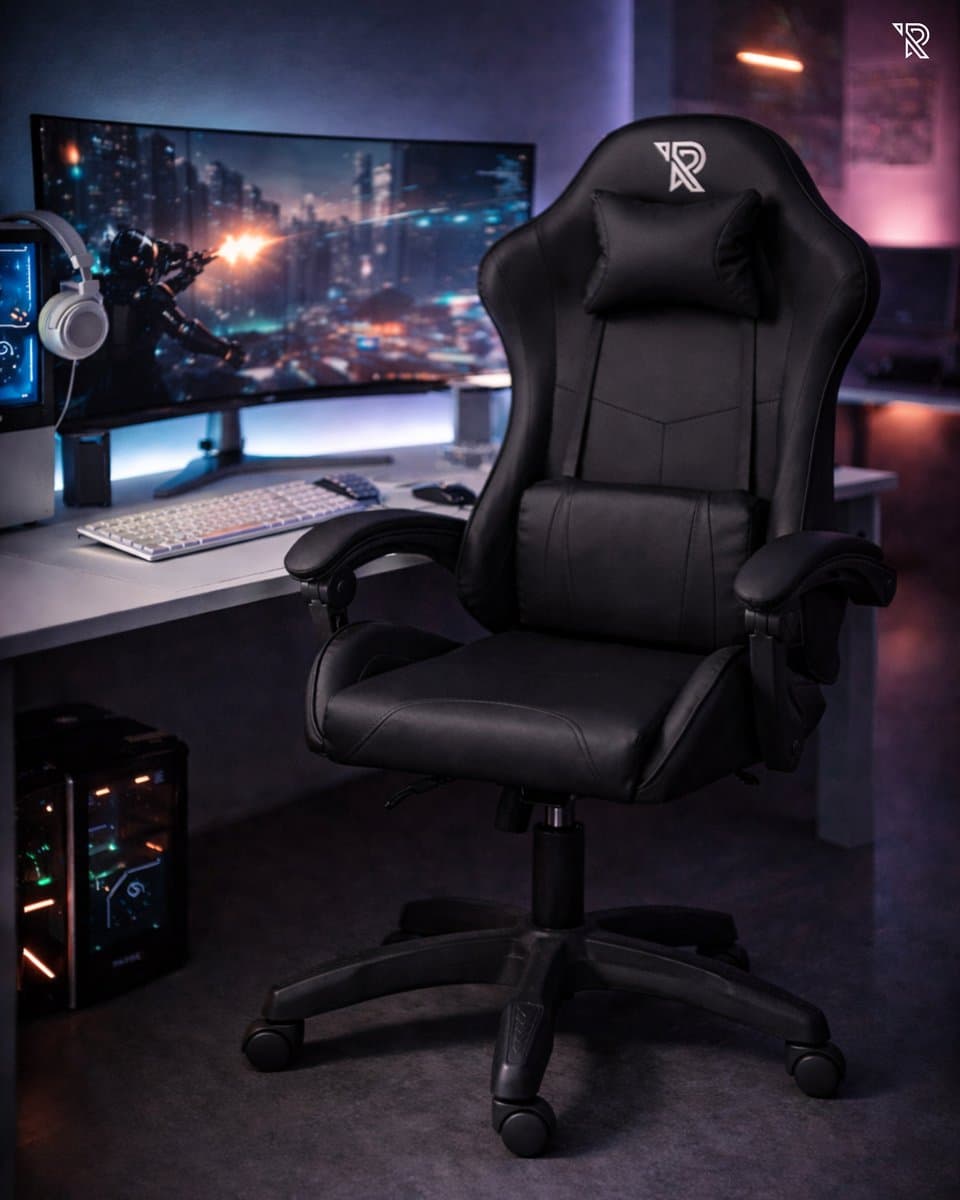 Ranqer Apollo Bureaustoel - Gaming stoel / Gaming Chair - Gamestoel - zwart thumbnail 5