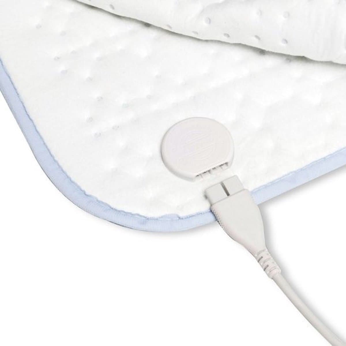 Inventum HN197V elektrische onderdeken 160x80 cm - Eenpersoons - 9 warmtestanden - Aparte voetzone - Anti allergie - Antibacterieel - Warmtedeken - Extra snel warm - Uitwasbaar - Automatische uitschakeling - Oververhittingsbeveiliging - Fleece - Wit thumbnail 8