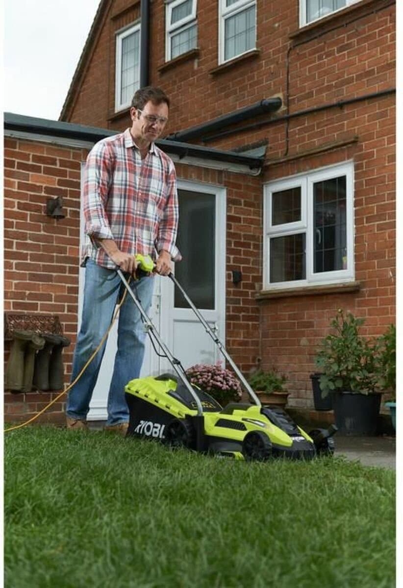 Ryobi RLM13E33S - Elektrische Grasmaaier - 1300W - 33cm Maaibreedte - 35l Collectorzak thumbnail 3