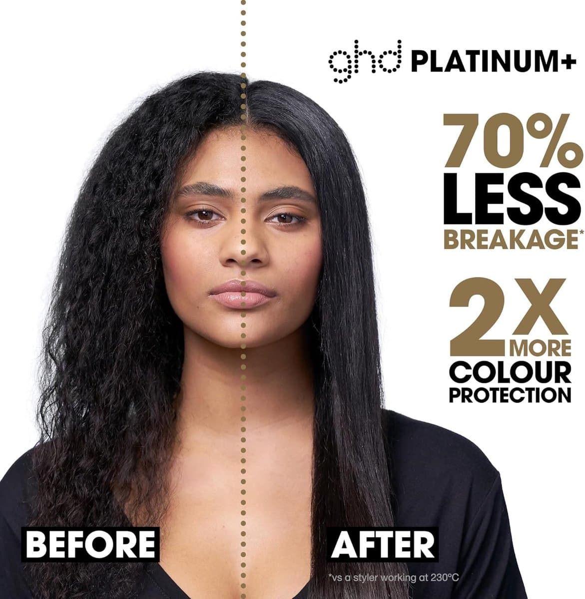 Thijox - Professionele Stijltang Zwart - ghd Platinum+ - Intelligente Haarstyler met Ultra-Zone Technologie - Vermindert Haarbreuk - Glans & Kleurbesc thumbnail 7