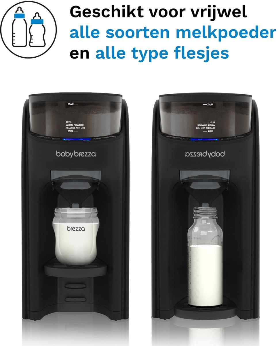 Baby Brezza Formula Pro Advanced – Automatische Flesvoeding Maker – Babyfles Apparaat – All Black thumbnail 6