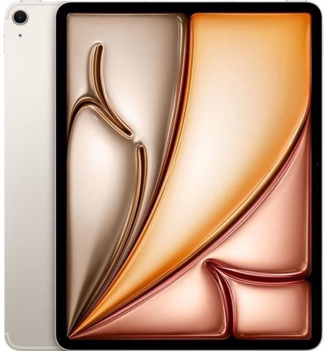 Apple iPad Air M3 (2025) - 11 inch - Wi-Fi + Cellular - 128GB - Starlight - 7e generatie - afbeelding 1