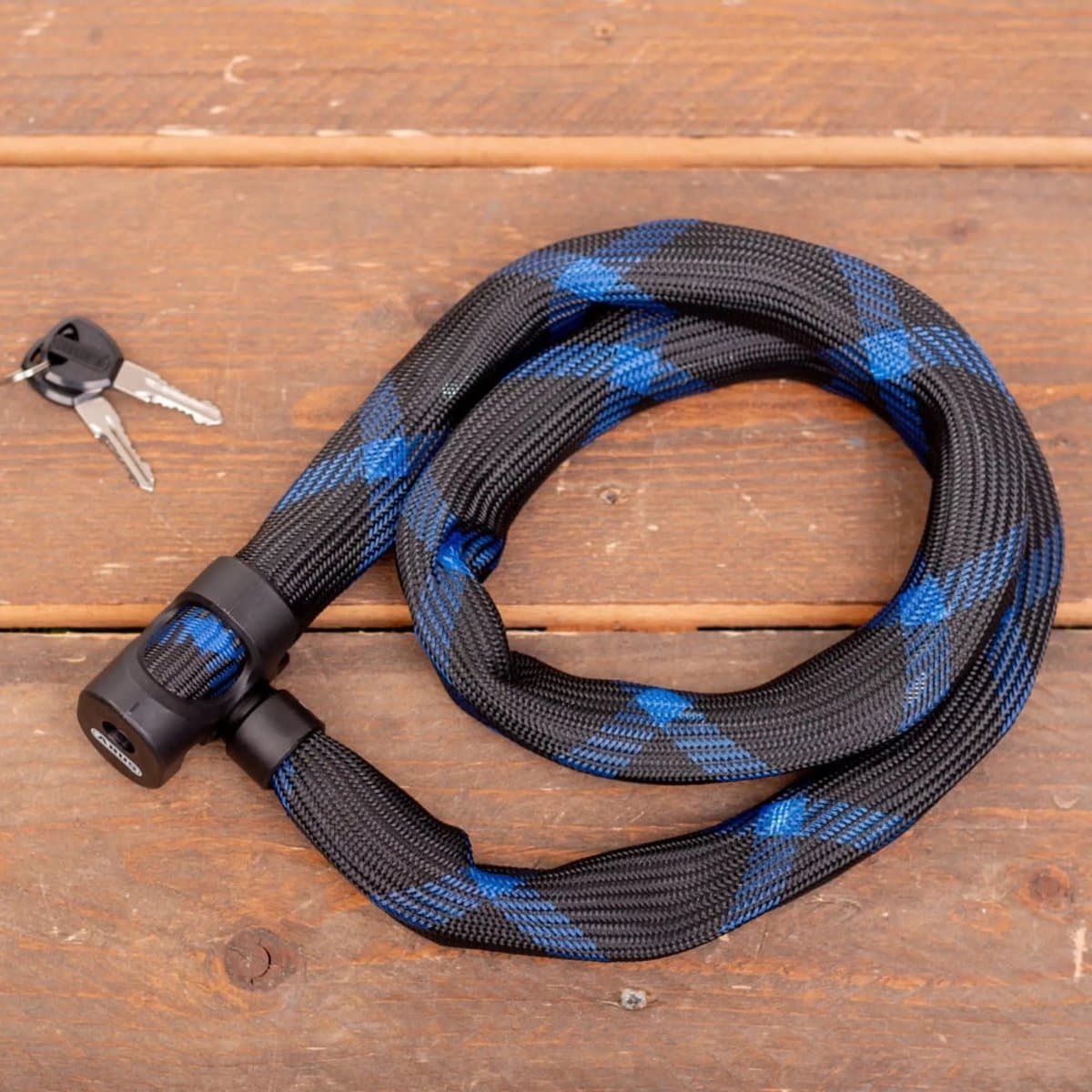 ABUS Ivera 7210/110 Kettingslot - 110 cm - Zwart/ Blauw thumbnail 7