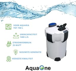Productfoto van AquaOne HW-303A Buitenfilter 1400 l/u - tot 700 liter