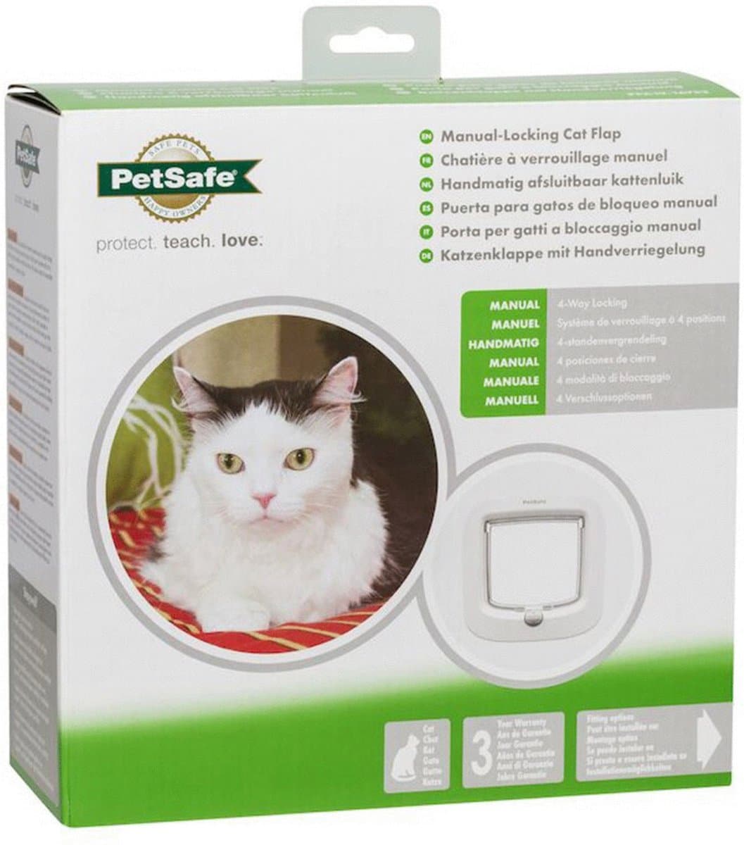 PETSAFE | Petsafe Kattenluik Tot 7 Kg Handmatig Wit thumbnail 2