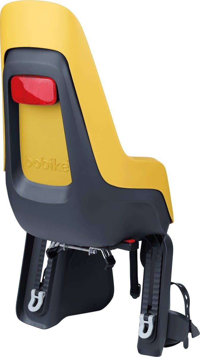 Bobike One Maxi E-BD/bagagedragermontage - Mighty Mustard - fietsstoeltje - kinderzitje - achterzitje - fietszitje - voor achterdrager van een fiets of e-bike thumbnail 3