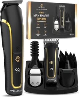 Productfoto van Wellshave 6-in-1 baardtrimmer Supreme, IPX7