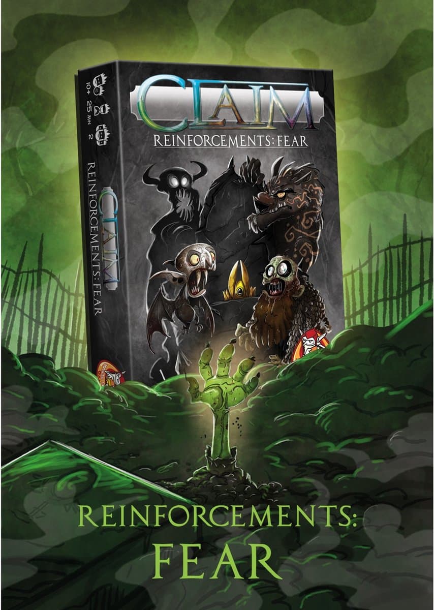White Goblin Games Claim Reinforcements: Fear - Uitbreiding kaartspel thumbnail 5