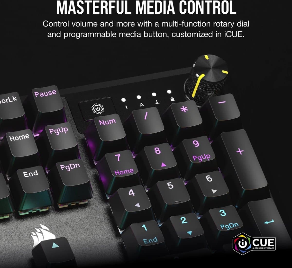 Corsair K70 RGB Core - Mechanisch Gaming Toetsenbord - QWERTY - Zwart thumbnail 4