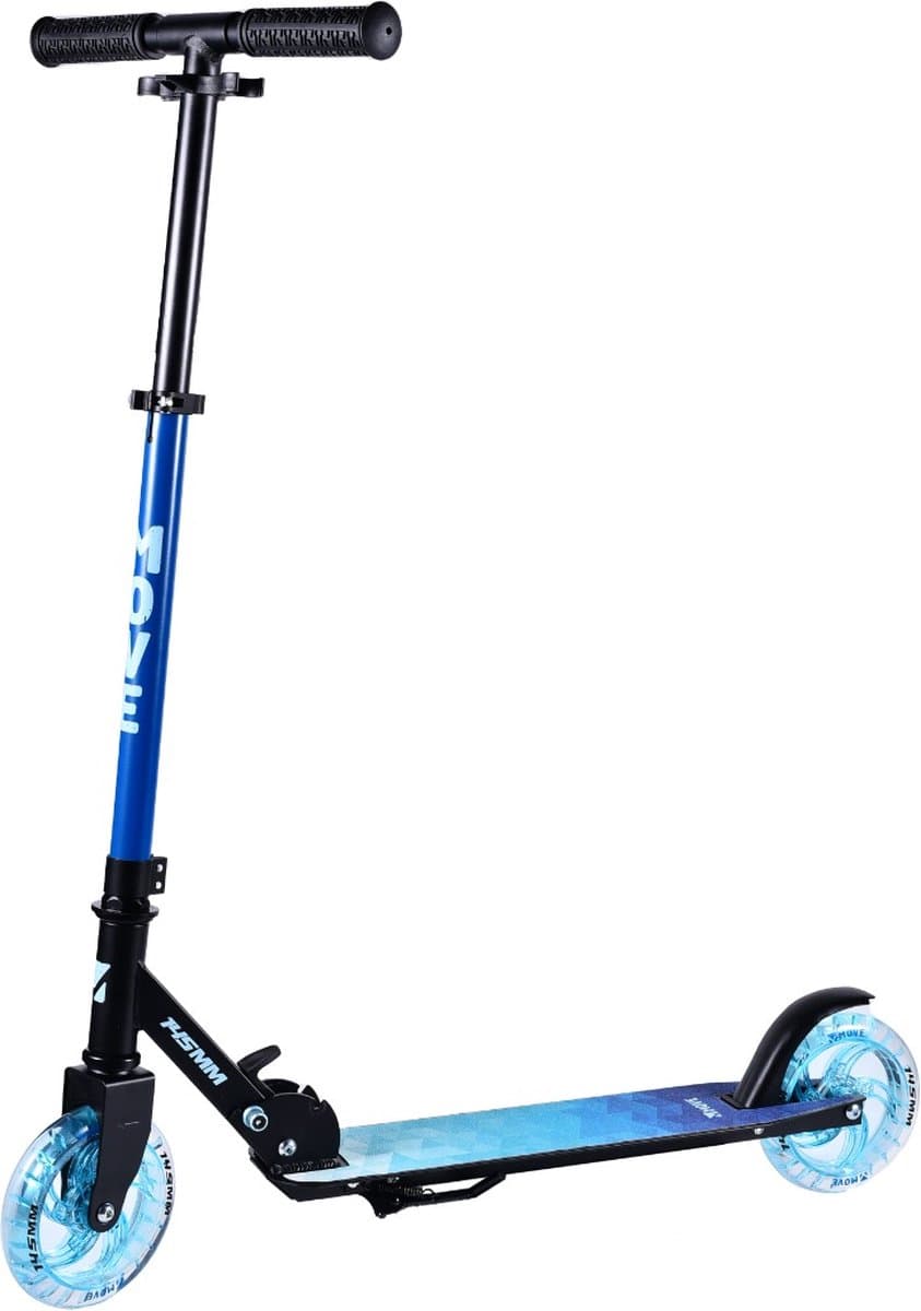 Step - Move Scooter 145 LED Blue Sky - Blauw - Lichtgevende Wielen - Vouwbaar - Stuur In De Hoogte Verstelbaar - Vanaf 3 jaar