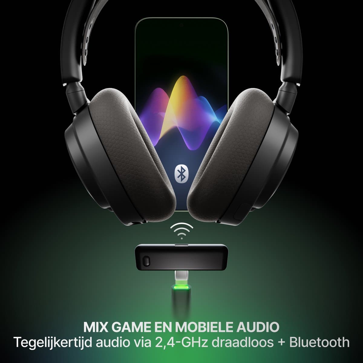 SteelSeries Arctis Nova 7X Gen 2 - Draadloze Gaming Headset - Xbox - Zwart thumbnail 2