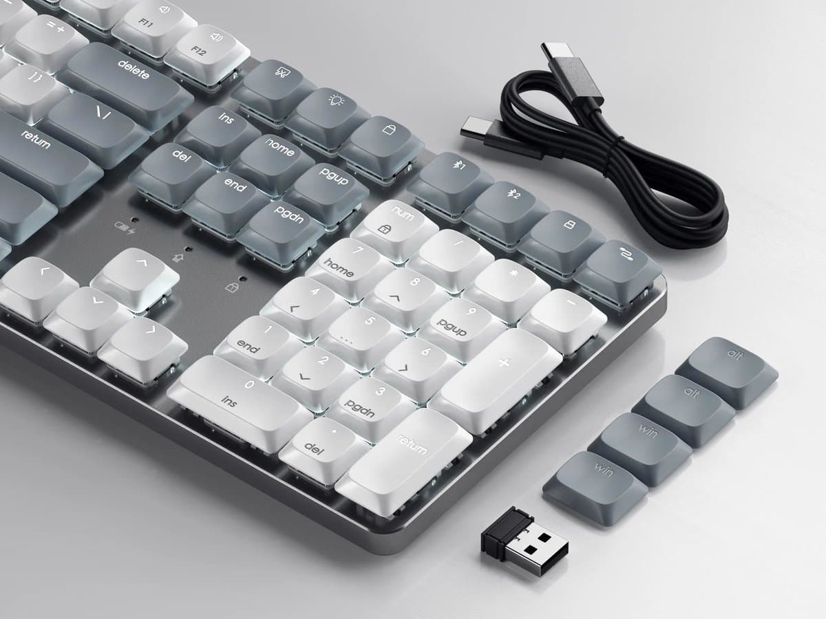 Satechi SM3 Slim mechanisch backlit keyboard / toetsenbord - Wit thumbnail 3