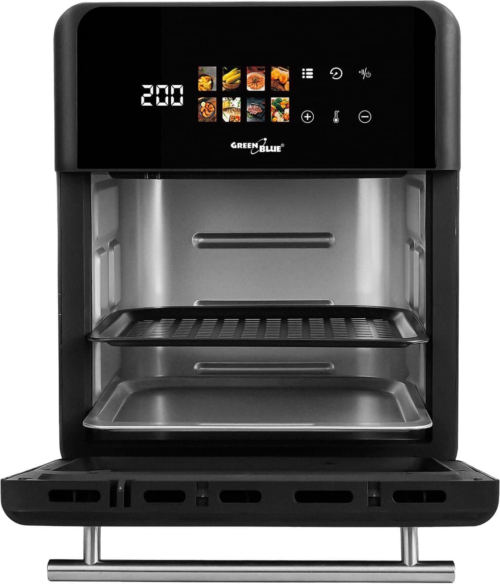 GreenBlue GB950 - AIR FRYER - Vetvrije friteuse - 1800 W - 10 l - 8 programma’s - Accessoires - Timer thumbnail 5