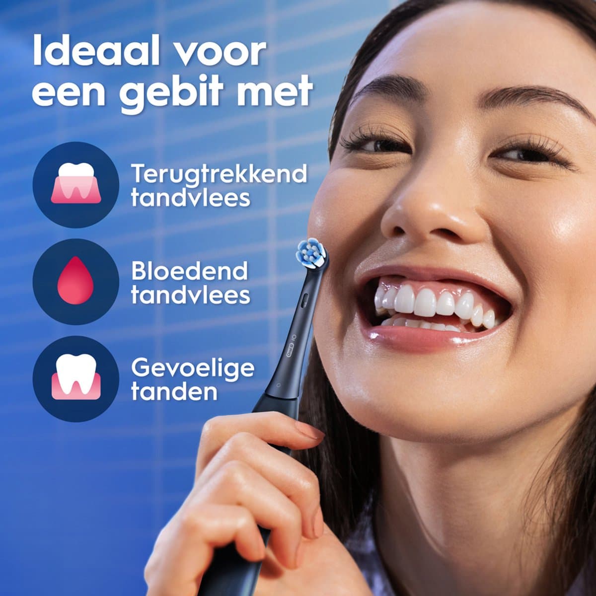 Oral-B iO 3 Elektrische Tandenborstel - Duo Zwart en Roze - inclusief Reisetui thumbnail 6