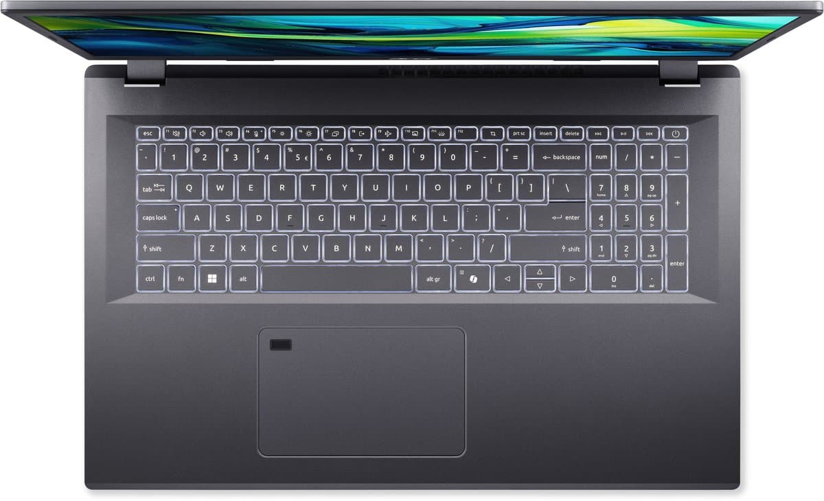 Aspire 17 A17-51M-70HL - Laptop - 17 inch - Core 7 - 32GB - 1TB SSD - Verlicht toetsenbord - Grijs thumbnail 5