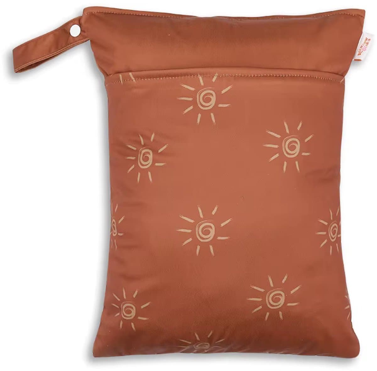 Wetbag Waterdichte Tas – 2 Stuks – Luiertas & Zwemtas – Natte Kleding, Luiers & Strand – 2 Vakken – 40x30 cm – Herbruikbaar – Golden Sun thumbnail 3