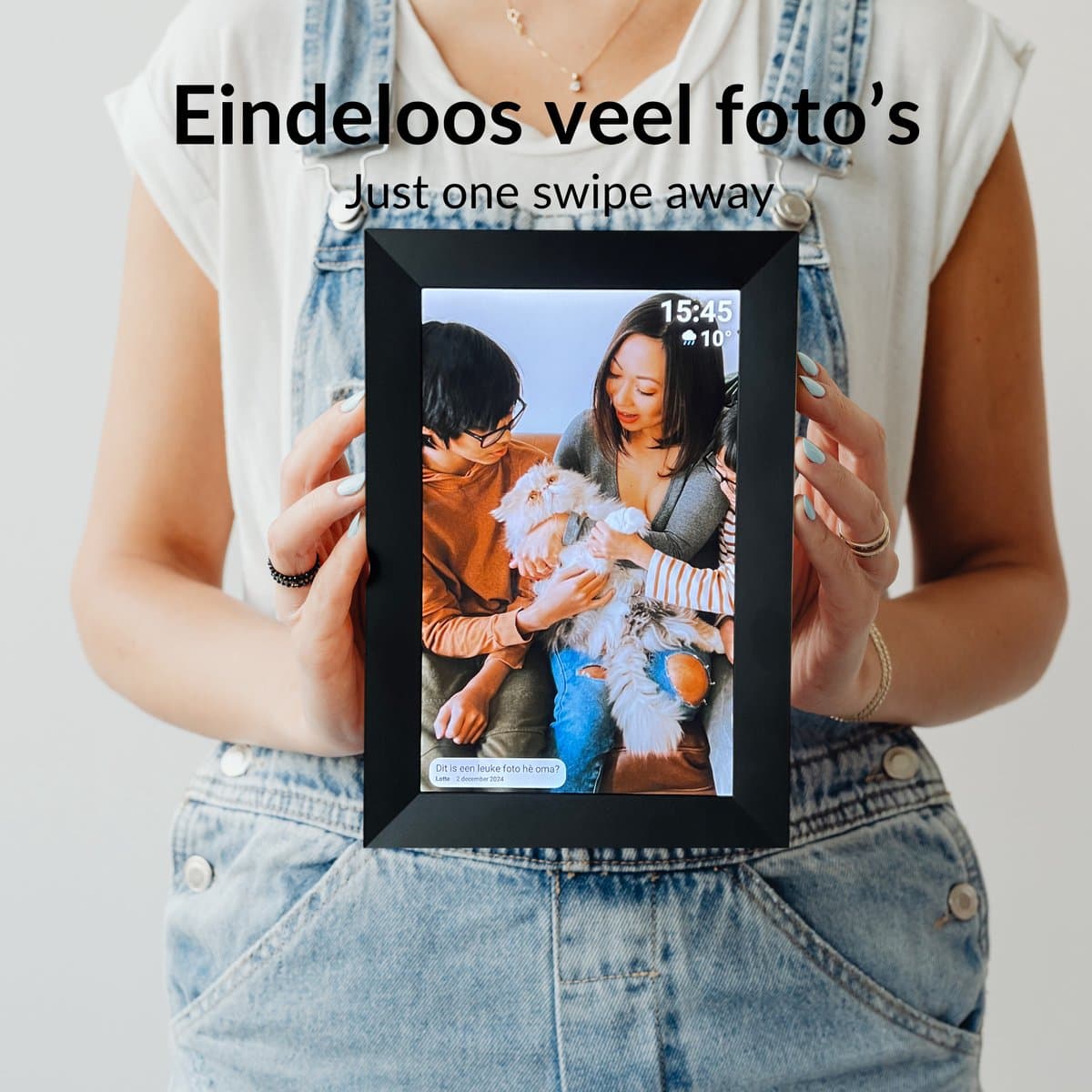 UMBRION Digitale Fotolijst - Draadloos - HD - Frameo - 10.1" - 32GB thumbnail 6