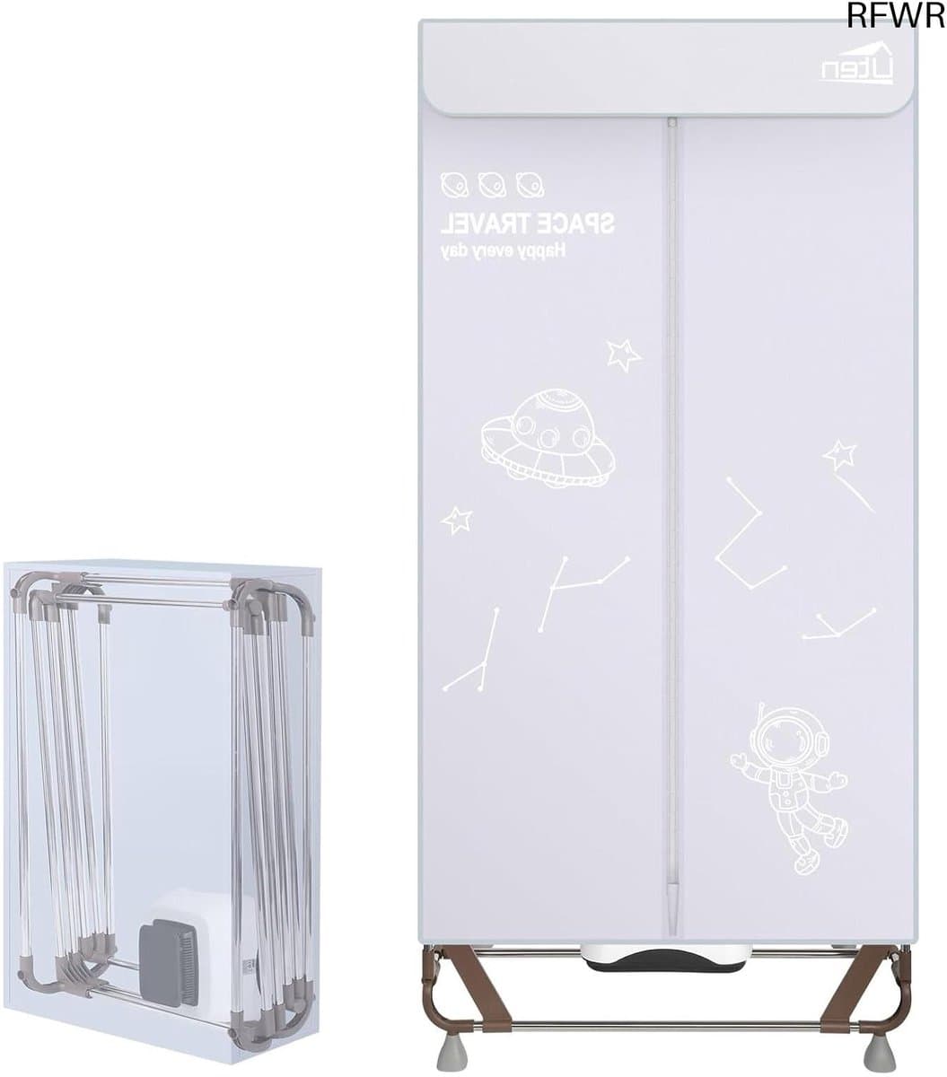 RFWR® Draagbare Elektrische Wasdroger met Grote Capaciteit - 170 cm, 1500 W, Sneldrogend Design