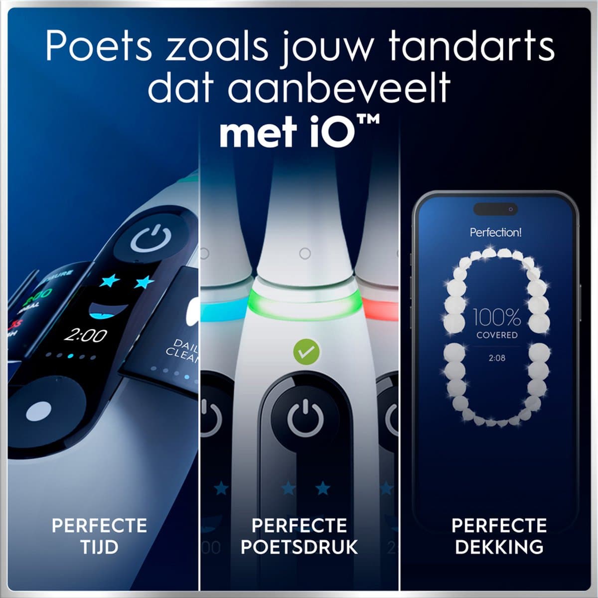 Oral-B iO 6 Elektrische Tandenborstel Duo - Wit & Roze - 1 set thumbnail 7