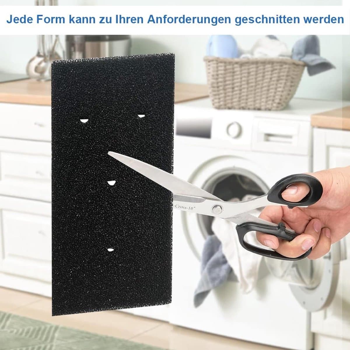 SnelShoppen - Filter voor Wasdroger, 6 Stuks, Condensdroger Filter Mat, Sponzen Filters voor Warmtepomp Droger, Ideaal voor Huishoudens thumbnail 3