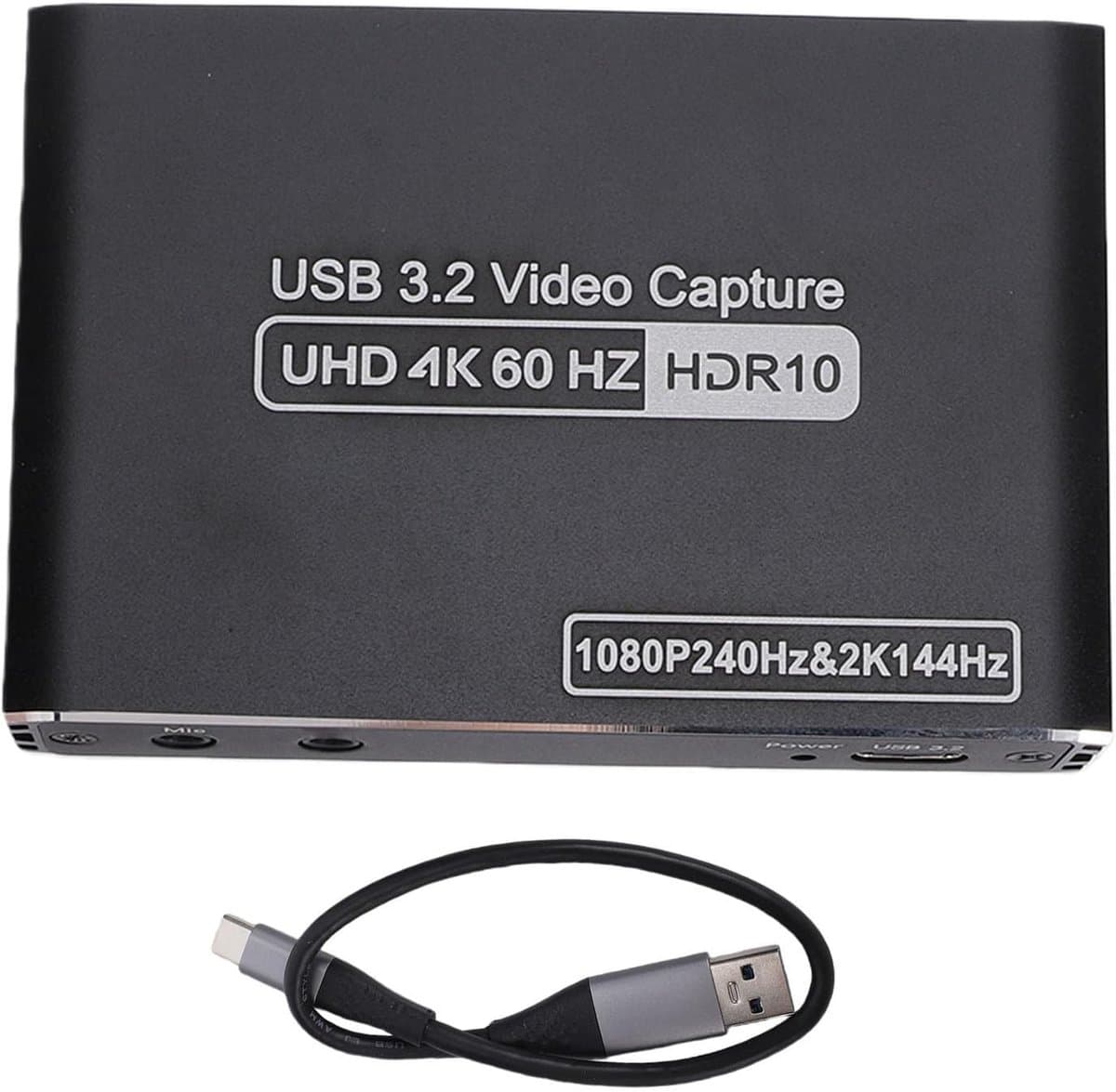 Video Opnamekaart - Capture Card - Streaming Gaming - 4K 60Hz HDR - USB 3.2 - Zwart thumbnail 7