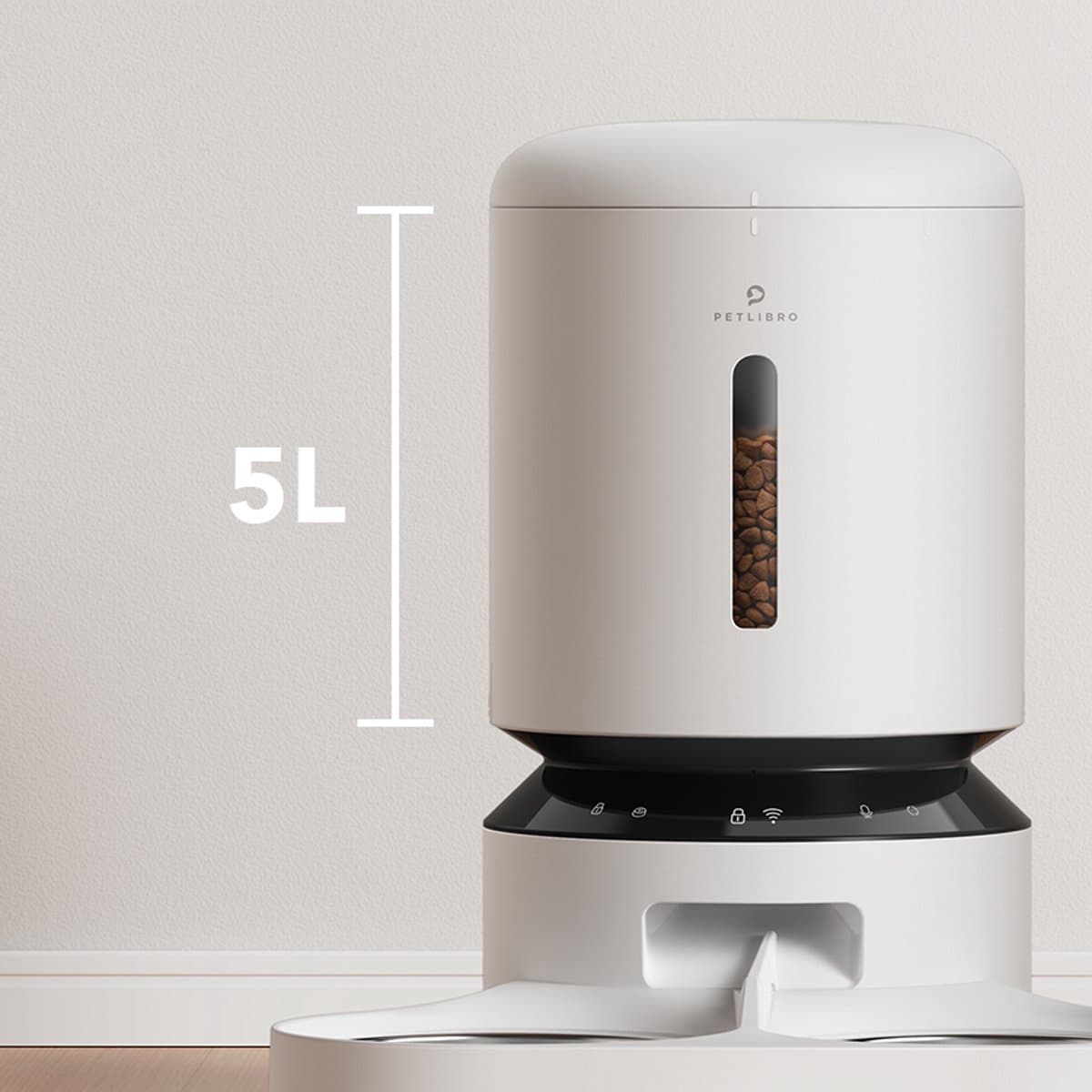 Petlibro - Automatische voerbak - kattenvoerbak - Voederbak met App en WIFI - 5L - Wit thumbnail 6