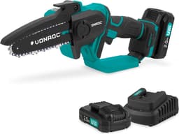 Productfoto van VONROC Mini Kettingzaag 20V - Incl. 2x 2.0Ah accu’s en snellader