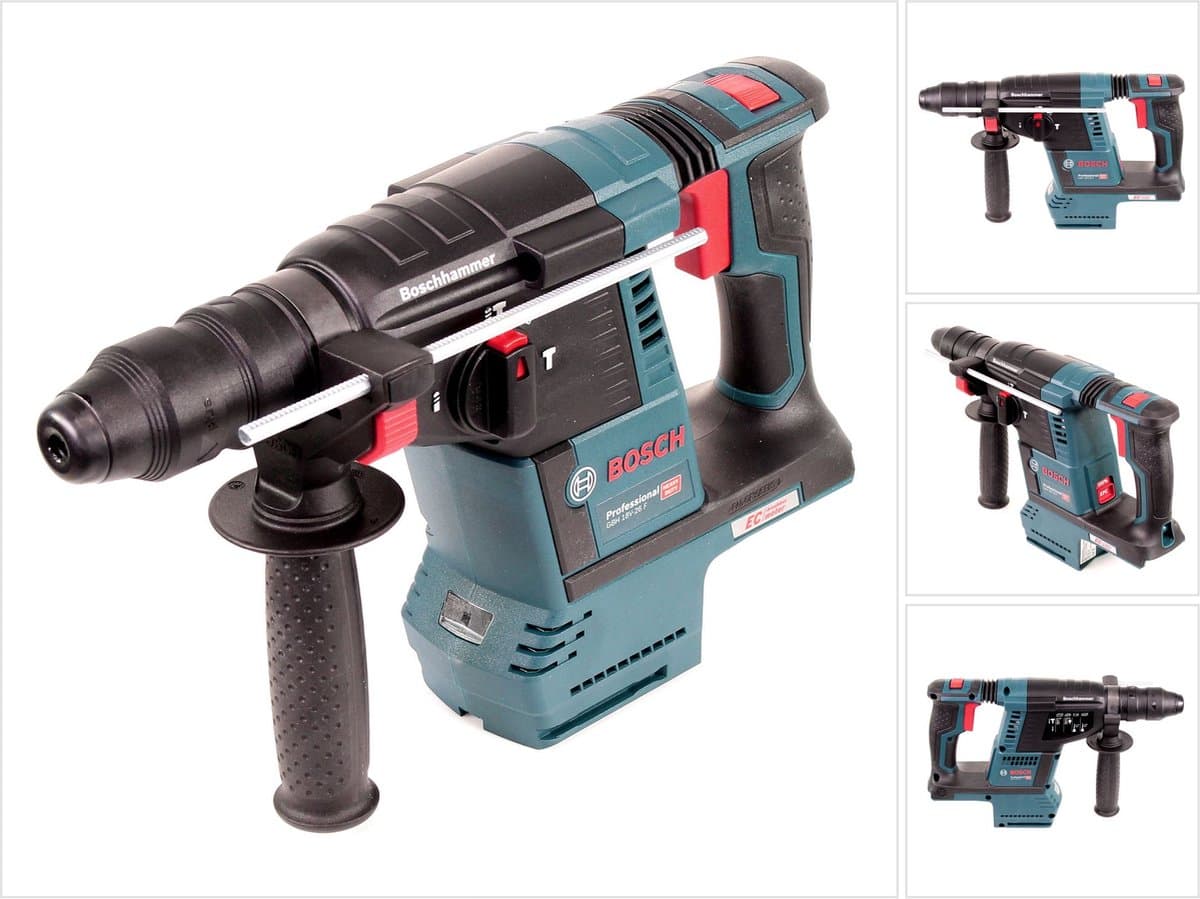 Bosch Professional GBH 18V-26 Accu combihamer SDS-Plus 2,6J 18V Basic Body - 0611909000 thumbnail 7