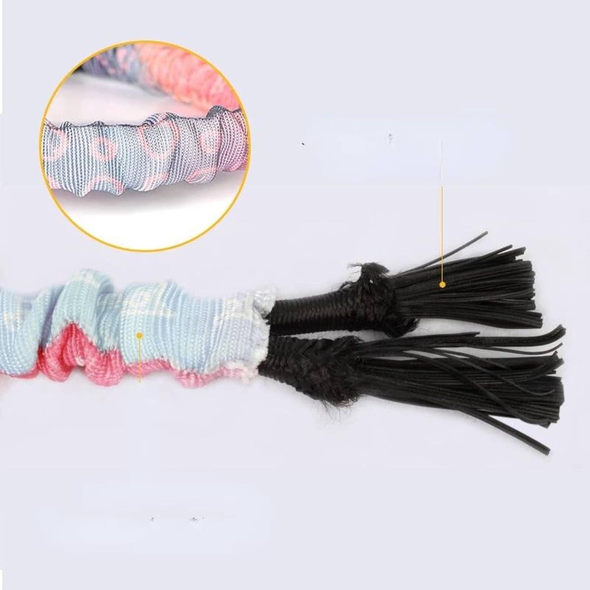 Hondenriem Intrekbare hondenriem - Stijlvolle Pet Riemen Running Training Tractie Touw - Sterke Hondenriem (75-105) cm) Roze/blauw thumbnail 3