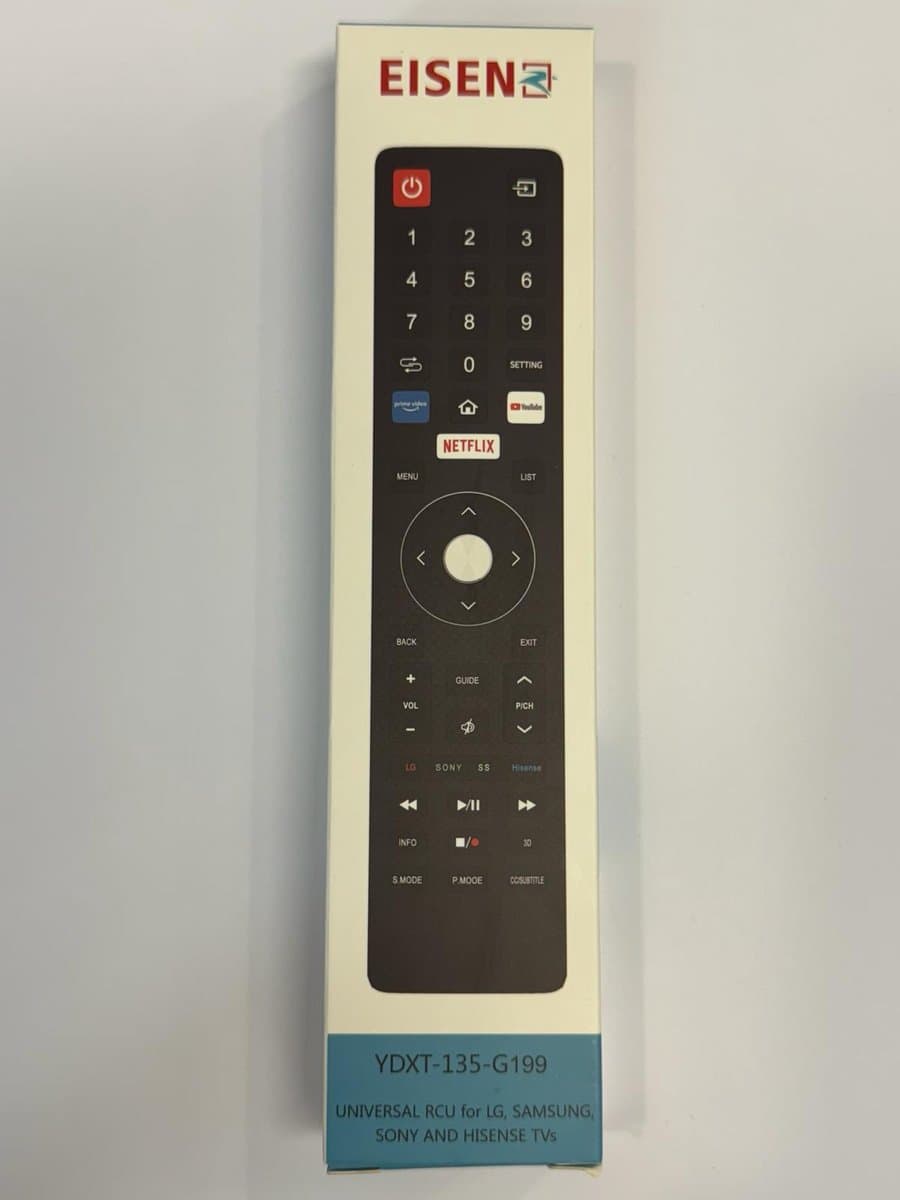 Eisenz Universele afstandsbediening - LG / Samsung / Sony / Hisense Televisie´s - OLED/LED TV Remote Control