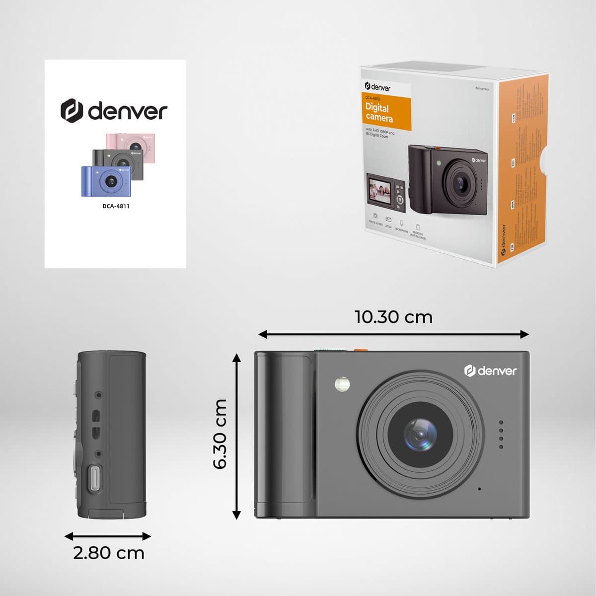 Denver DCA4811B met 5MP-sensor en Full HD thumbnail 8