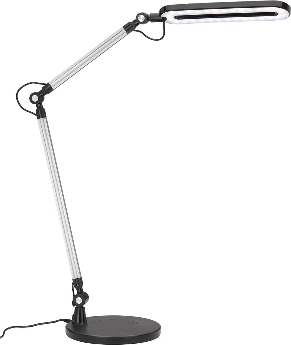BRILONER Swan - LED Bureaulamp - dimbaar - met CCT - tafellamp - verstelbaar - leeslamp - zwart