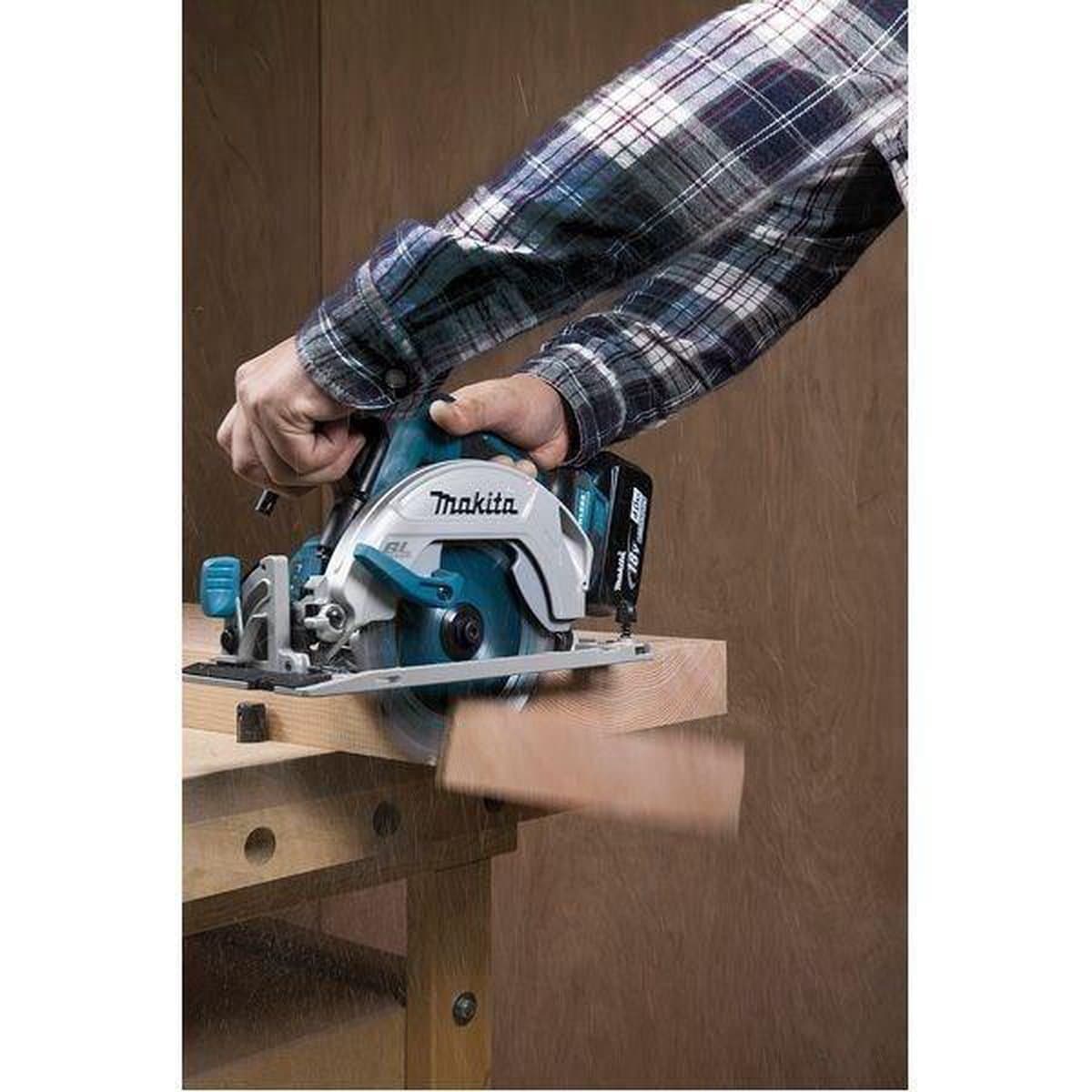 Makita DHS680Z 18V cirkelzaag: koolborstelloos, 165mm thumbnail 6