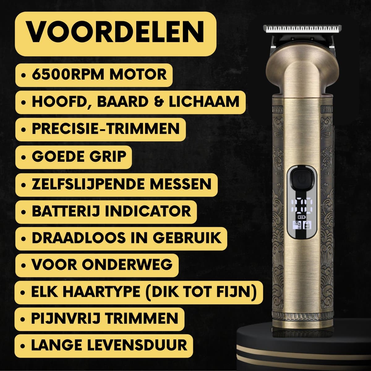 Sansbeauté 8-in-1 Baardtrimmer Mannen - Trimmer voor Baard en Lichaam - 0.5-15MM - Incl. 8 opzetstukken - Waterproof - All in One - Bodygroomer Mannen - Snor Trimmer - Tondeuse Barbe - Beard Trimmer - Trimapparaat - Multigroomer thumbnail 4