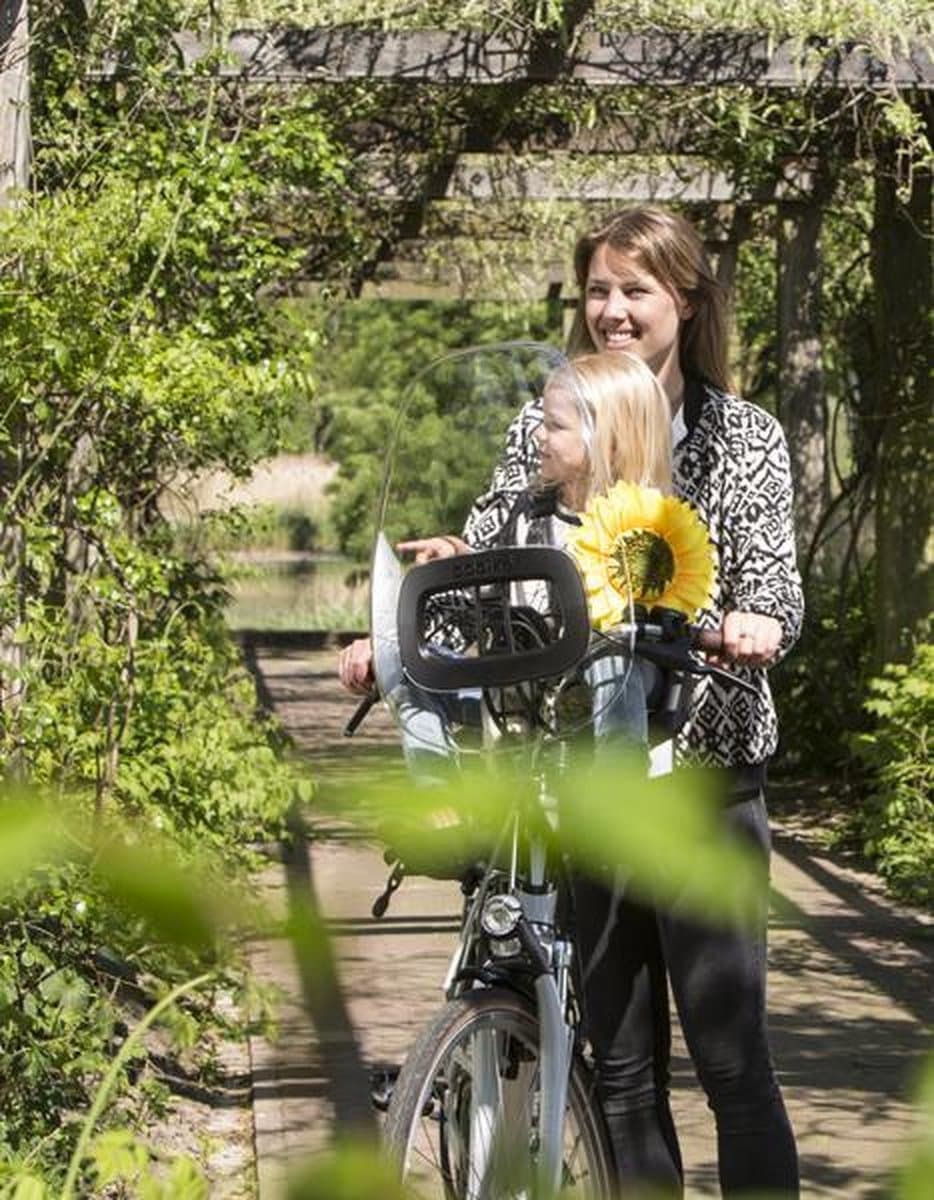 Bobike One Mini voorzitje - Urban Black - fietsstoeltje - kinderzitje - voorzitje - fietszitje - voor fiets of e-bike thumbnail 6