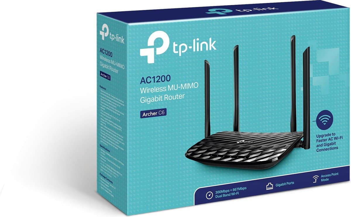 TP-Link Archer C6: WiFi 5 router met 1200 Mbps en MU-MIMO thumbnail 6