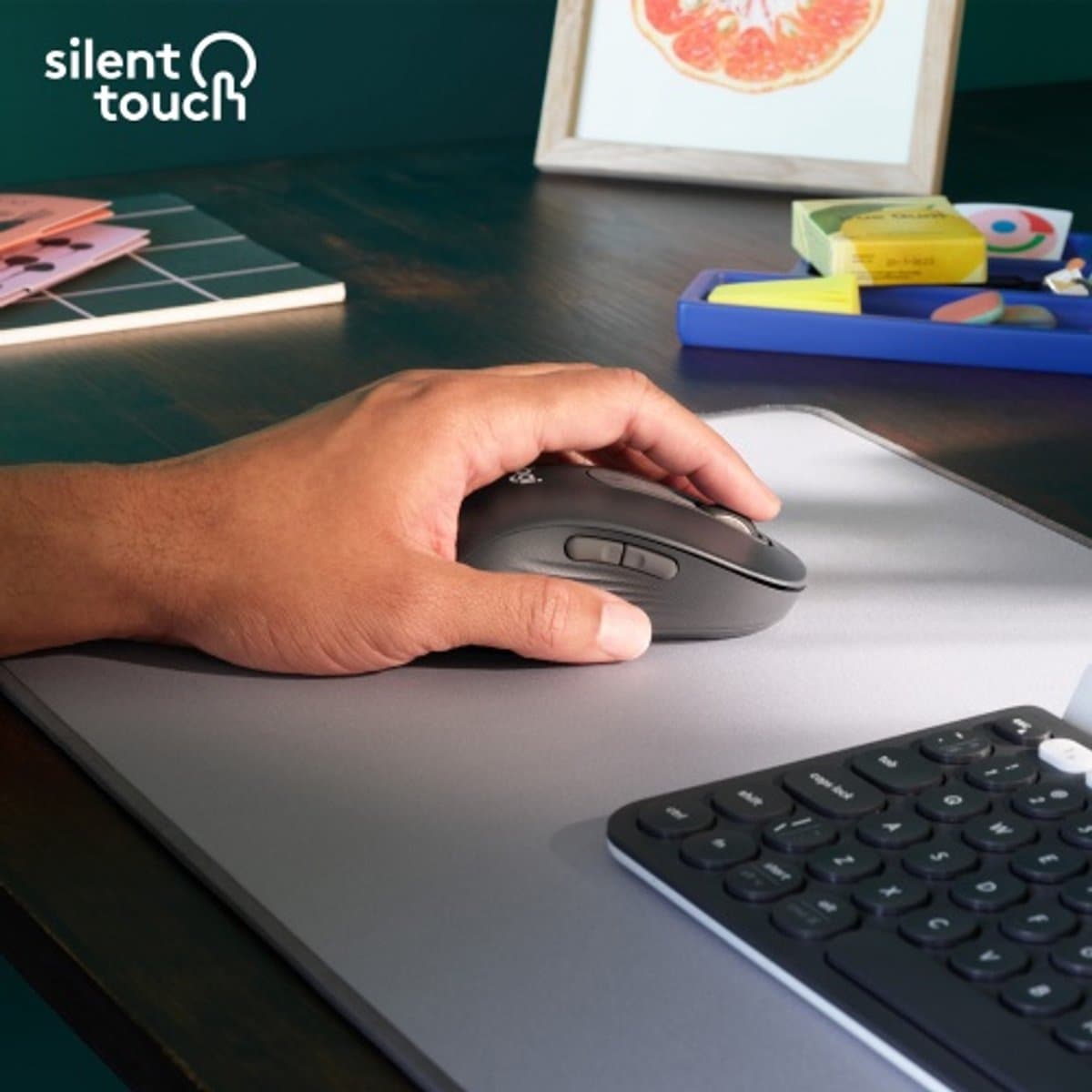 Logitech Signature M650 L - Draadloze Muis - Linkshandig - Graphite thumbnail 6