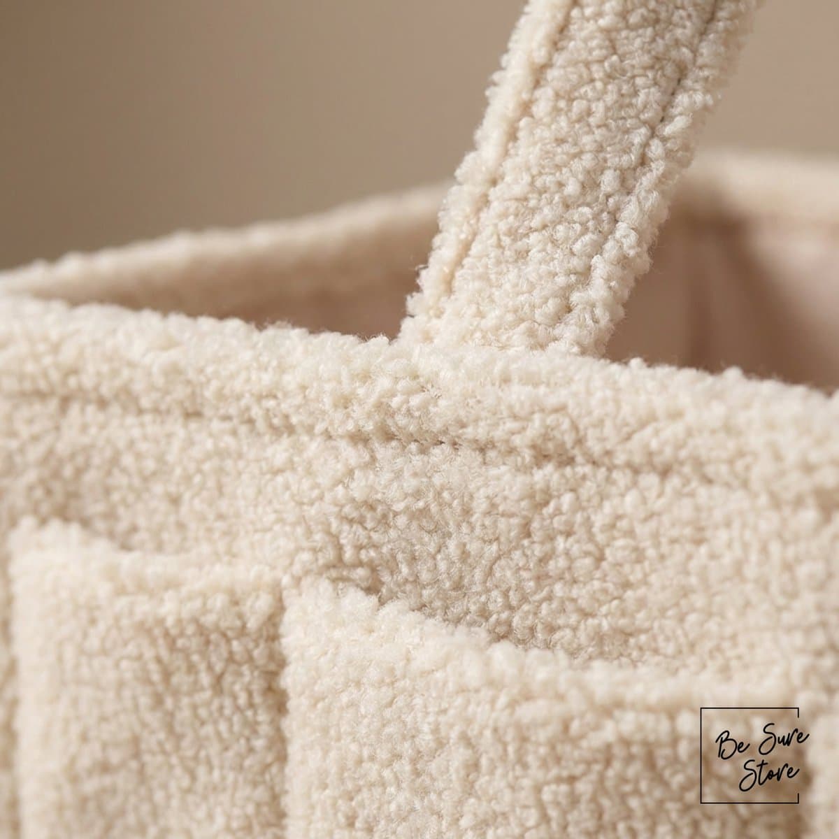 Teddy Luiertas Beige - Luiertas - Kraamcadeau - Teddy Tas - Baby Organizer - Teddy - Opbergmand - Verzorgingstas thumbnail 5